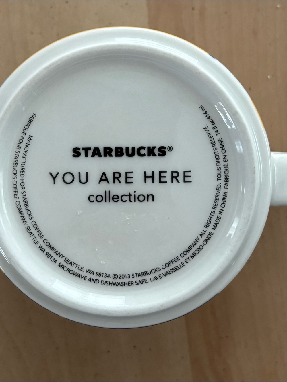 Starbucks “NEW YORK “ You Are Here Collection Coffee Mug. 2013 Excellent Cond - Picture 5 of 5
